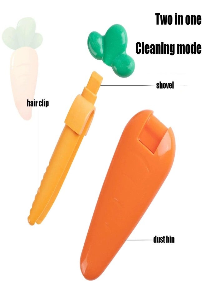 SHOPONIL 1Pc Drain Hair Catcher, Carrot Shaped Wall Mounted Drain Hair Catcher, Hair tweezer Cleaning Clip Tool Avoid clogged drains for Bathroom,Shower Room,Kitchen,Stain Cleaner Around Sink - Image 2